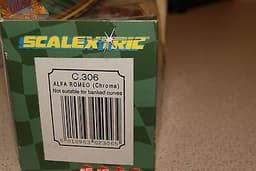 SCALEXTRIC ALPHA ROMEO C 306 CHROME