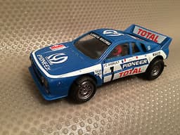 Scalextric C145 Pioneer Lancia 037 Rally with Working Headlights 1:32 Slot Car