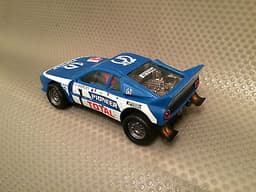 Scalextric C145 Pioneer Lancia 037 Rally with Working Headlights 1:32 Slot Car
