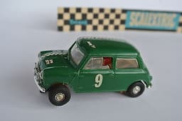 Scalextric NICE RALLY MINI COOPER C7 Eng. \'68 slot car for Ninco Carrera lane