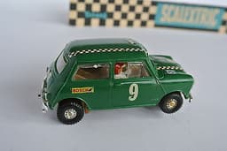 Scalextric NICE RALLY MINI COOPER C7 Eng. \'68 slot car for Ninco Carrera lane