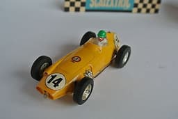 Scalextric NICE yellow B.R.M. C59 France \'61 RARE slot car for Carrera Ninco