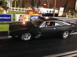 Scalextric style Carrera Dodge Charger Street Car Slot Car