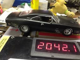 Scalextric style Carrera Dodge Charger Street Car Slot Car