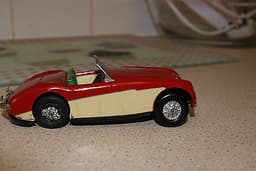 scalextric TIN PLATE AUSTIN HEALEY original