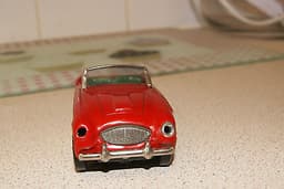 scalextric TIN PLATE AUSTIN HEALEY original