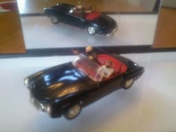 SCALEXTRIC VINTAGE JAMES BOND MERCEDES (BADDY) SPORTS CAR