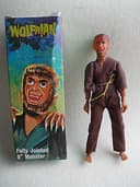 SET OF 4 LINCOLN MONSTERS 8" FIGURES BOXED PHANTOM, WOLFMAN, DRACULA, MUMMY,
