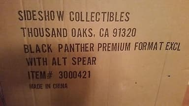 Sideshow Black Panther Premium Format Exclusive NEW BOX Marvel Bowen hulk thor