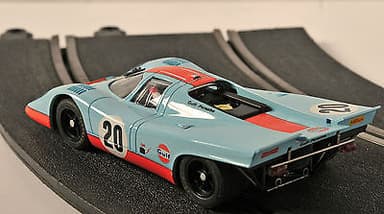 SLOT CAR, SCALEXTRIC: FLY: PORSCHE 917 GULF #20 SIFFERT/REDMAN LE MANS 1970