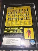 STAR WARS CHEWBACCA -48 BACK GRADED -UKG - F80% - UNPUNCHED