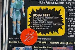 STAR WARS VINTAGE 20 BACK HAMMERHEAD FIGURE ON KENNER CARD