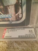 Star Wars Vintage Kenner 2-1B AFA 85 1982 48 Back-A UNP