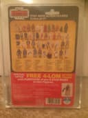 Star Wars Vintage Kenner AT-AT Commander AFA 85 1982 47 back