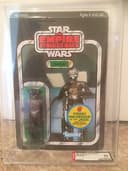 Star Wars Vintage Kenner Zuckuss AFA 85 1982 48 Back-C UNP