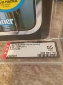 Star Wars Vintage Kenner Zuckuss AFA 85 1982 48 Back-C UNP