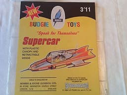 SUPERCAR 272 BUDGIE TOYS Mike Mercury VERY RARE VINTAGE 1962+ SHOPDisplay