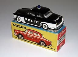 Tekno Denmark #810 Vintage Volvo Amazon "POLITI" from 1957 Ultra Rare Mint Box