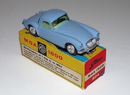 Tekno Denmark #824 Vintage MGA 1600 From 1959 Very Rare Mint Box Condition