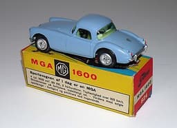 Tekno Denmark #824 Vintage MGA 1600 From 1959 Very Rare Mint Box Condition