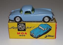 Tekno Denmark #824 Vintage MGA 1600 From 1959 Very Rare Mint Box Condition
