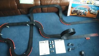 TOMY AURORA \'DAREDEVIL RALLY\' - SLOT CAR RACE SET