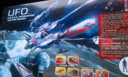 UFO and Interceptor, diecast model, Carlton