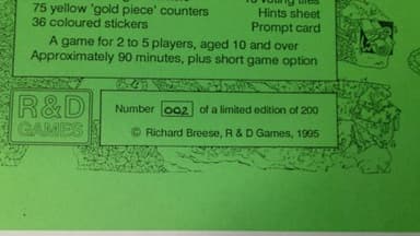 ULTRA RARE Key Series boardgames Richard Breese: Keywood #002, Keydom, Keytown