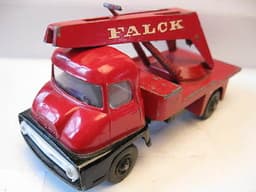 VILMER DENMARK -RARE ITEM- THAMES TRADES TRUCK W/CRANE . FALCK DECALS.1960\'S