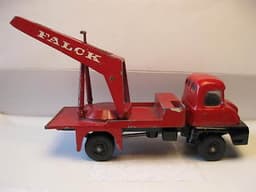 VILMER DENMARK -RARE ITEM- THAMES TRADES TRUCK W/CRANE . FALCK DECALS.1960\'S