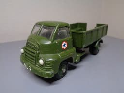 VILMER DENMARK VINTAGE 1950\'S BEDFORD MILITARY TRUCK VERY RARE VERY GOOD COND.