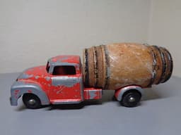 VILMER DENMARK VINTAGE 1950\'S DODGE BARREL TRUCK VERY RARE ITEM GOOD CONDITION