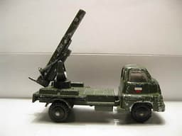 Vilmer toys, Denmark VERY RARE. Bedford ,military truck,w/huge cannon ,1960\'.