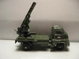 Vilmer toys, Denmark VERY RARE. Bedford ,military truck,w/huge cannon ,1960\'.