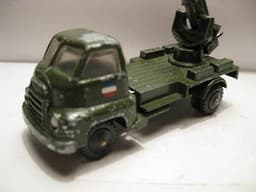 Vilmer toys, Denmark VERY RARE. Bedford ,military truck,w/huge cannon ,1960\'.