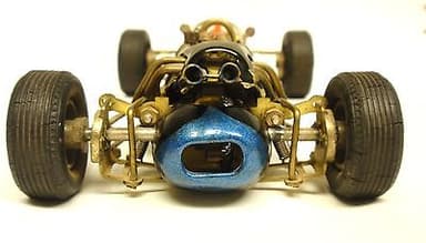 vintage 60s Miyazawa slot car brass formula Lotus Ford. 1.24