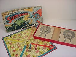 Vintage Original 1940 Adventures of Superman Milton Bradley Board Game Complete