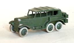 Vintage Original Pre War Dinky Toys Military Army Reconnaissance Car No 152b GC.
