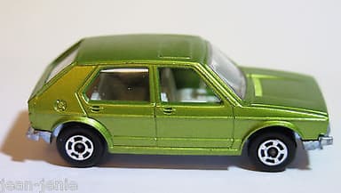 Vintage POLISTIL Volkswagen VW Golf Diecast Car Model Italy RJ51 1970\'s Politoys