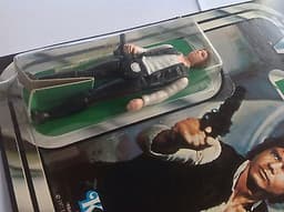 vintage star wars 1977 kenner Star Wars Han Solo 12 back HAN SOLO Unopened moc