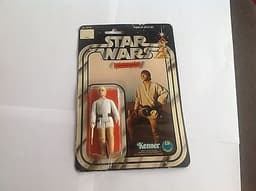 VINTAGE STAR WARS 1977 KENNER STAR WARS LUKE SKYWALKER 12 back unopened new moc