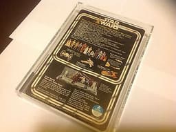vintage star wars 1977 kenner Star Wars Princess Leia 12 back A CARD AFA 75 nm+