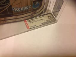 vintage star wars 1977 kenner Star Wars Princess Leia 12 back A CARD AFA 75 nm+