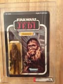 vintage star wars afa chewbacca 85 grade Rotj 65 Back