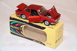 1:43 BMW 2000 CS Politoys. Unused, boxed diecast collectors car.