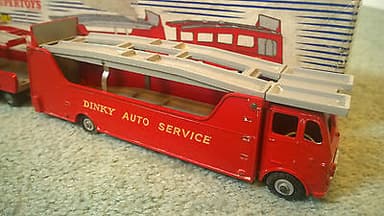 DINKY TOYS 983 CAR CARRIER WITH TRAILER NMIB ORIGINAL BOXED