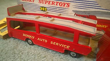 DINKY TOYS 983 CAR CARRIER WITH TRAILER NMIB ORIGINAL BOXED