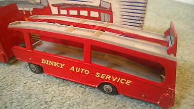 DINKY TOYS 983 CAR CARRIER WITH TRAILER NMIB ORIGINAL BOXED
