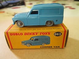 DUBLO DINKY TOYS COMMER VAN 063 WITH BOX