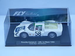 Fly A1609 88345 Porsche Carrera 6 1966 Le Mans mint & boxed 1/32 slot car